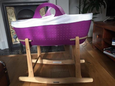 Moba Moses Basket with Matress and stand