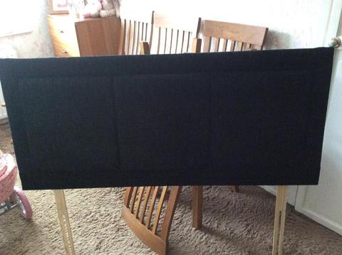 Black headboard