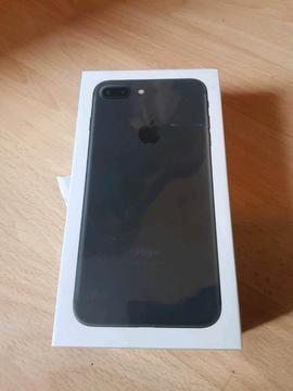 IPhone 7 plus 32gb BLACK with Apple receipt sealed