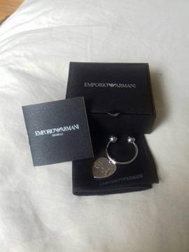 Emporio Armani Brand New Key Fob Ring. Great Christmas Gift