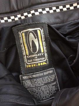 Men's Richa Leather Motobike Trousers