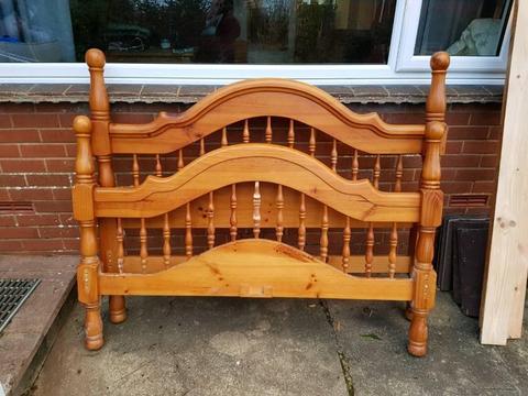 King size pine bed frame REDUCED REDUCED