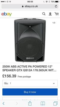 Bargain qtx speaker