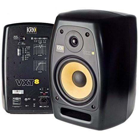 KRK VXT8 Active Powered Monitor Speakers - PAIR with accessories