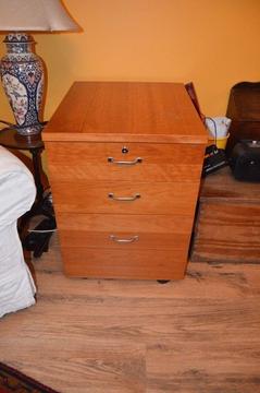 Wooden Filing Cabinet