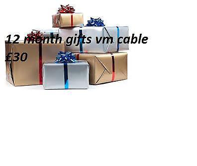 12 MONTH LINES GIFTS SKYBOX CABLE VM MAG BOX AMIKO ZGEMMA ISTAR MUTANT EVO