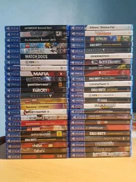 GAMES FOR PLAYSTATION 4 PS4 CONSOLE (OPEN TO OFFERS)