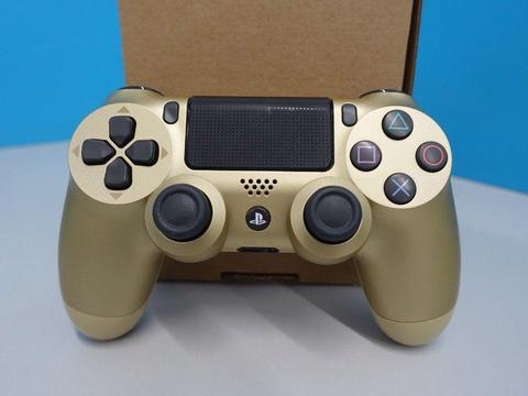GOLD CONTROLLER FOR PLAYSTATION 4 PS4 GAMES CONSOLE (OPEN TO OFFERS)