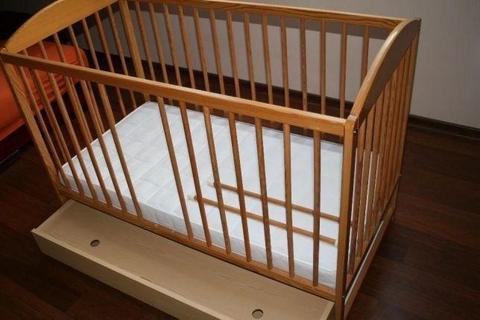Cot Bed with Drawer and Mattress in Clean Perfect Condition
