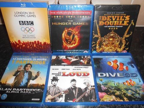 NEW - X6 BLU RAYS £5 FOR ALL