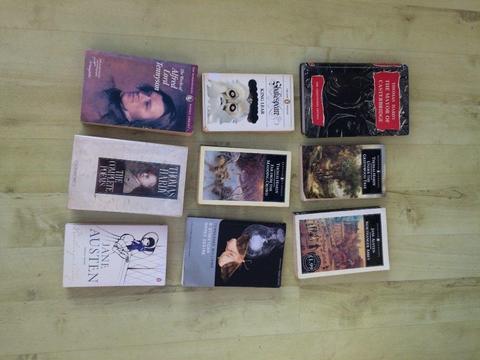 collection classic novels Thomas Hardy, Jane Austin etc