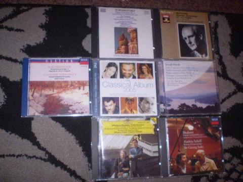 collection of 7 classical cds abbado ,furtwangler,schiff,,ashkenazy