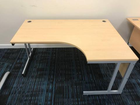 Curved office desks. Free fast delivery. X3 available