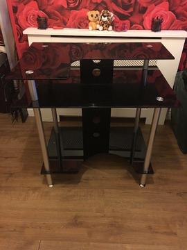 Excellent condition Glass computer desk as new