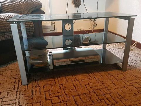 Free Glass 3 tier tv stand