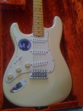 Collectors / Rare 1997 Fender Jimi Hendrix Stratocaster Woosdtock Tribute Electric guitar for sale