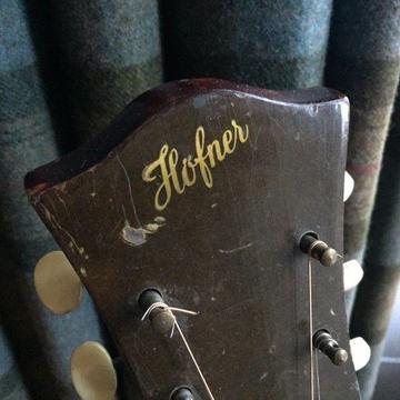 Lovely Vintage Hofner acoustic guitar ( 1968)