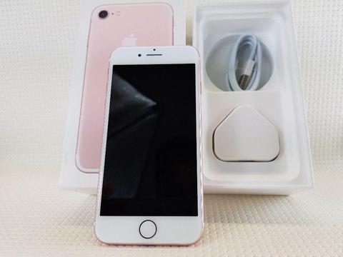 Apple iPhone 7 32GB Rose Gold Factory Unlocked to any Network in Excellent Condition No Offers