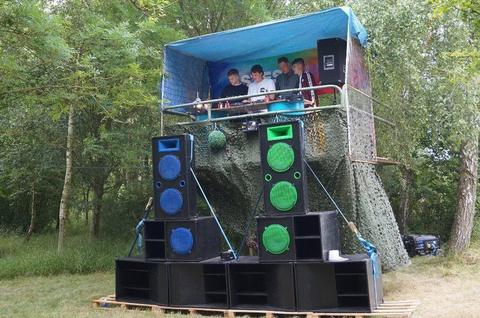 7K PA Sound System, All Cables, Amplifiers, Crossovers, Lights and more