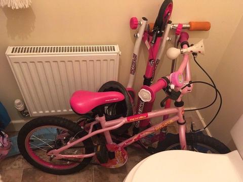 Girls bike