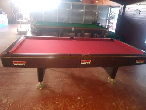 BCE provisional American pool table