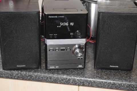 PANASONIC DAB RADIO/USB/CD/IPOD DOCK 70W DAB ANTENNA/CANSEEWORKING