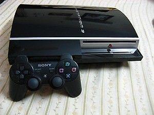 PS3 console with 3 games