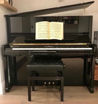 Schimmel K132 upright piano, silent system