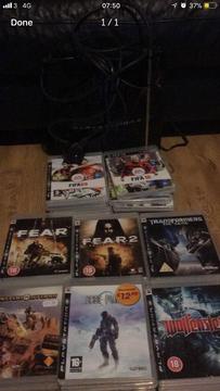 PS3 with 40 games