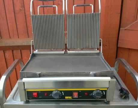 Commercial double Buffalo contact Grill, Panini maker