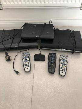 Sky HD bundle with remotes
