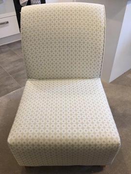 DFS accent chair 3 months old full spill protection and foam padded