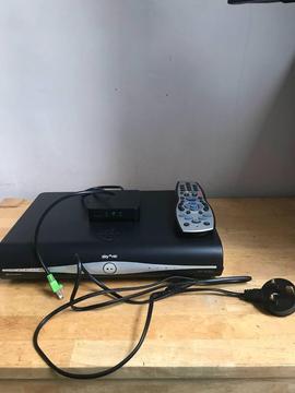 Sky+ HD box with remote & sky router