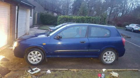 Hi looking to swop or sell real nice cleen 2003 2004 1.5 Nissa amrara mot tax 7.muths 74.000 mil