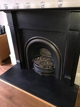 Slate fireplace from Victorian house