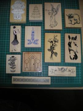 Wooden backed stamps