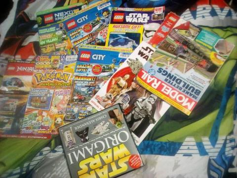 Unwanted magazines and books for sale