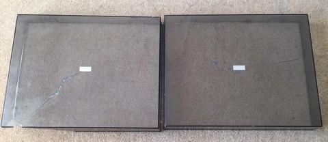 2 X Turntable Lids / Dust Covers- Damaged