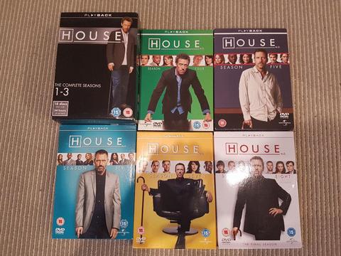 House MD DVD Box Sets Seasons 1-8