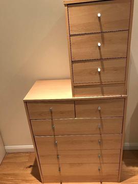 *** Free drawers and bedside table ***
