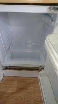 Free to collect indesit integrated under counter fridge