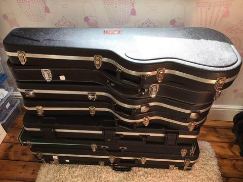 Electric Guitar Hard Cases - Fender Stratocaster / Telecaster / Gibson Les Paul