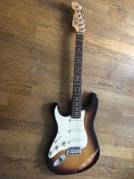 Fender Squier Left-handed. Made in Taiwan in 1997