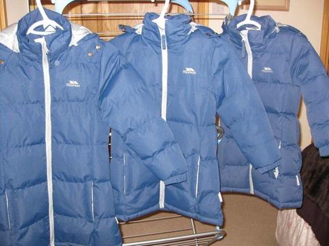 Really cosy Trespass wind/waterproof coats