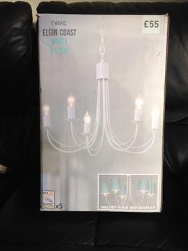 New 2 White Next celling lights
