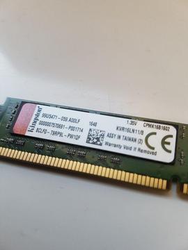 Kingston 8Gb 1600mHz 240 pin DDR3 Desktop memory