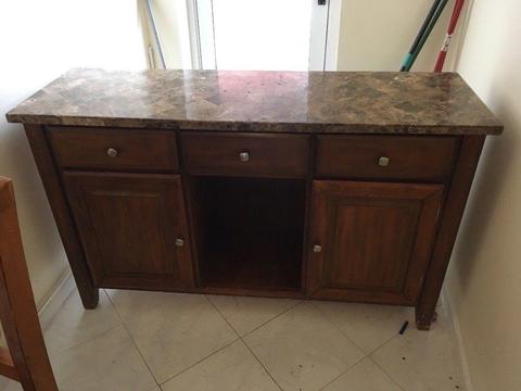 Marble top Cabinet