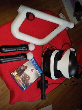 Playstation vr with accesories boxed as new