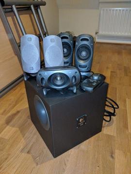 Logitech 5.1 surround sound speakers and sub woofer Z-5300 100W