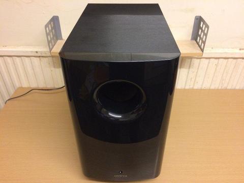 Onkyo Home Cinema Active Subwoofer, High Quality deep Bass Reflex Sound, Fully Working Condition